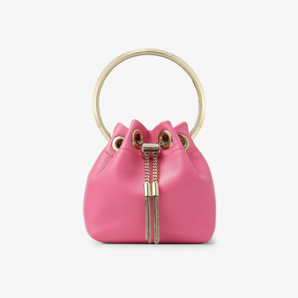 

Сумка Bon Bon из микрокожи с верхней ручкой Jimmy Choo, розовый