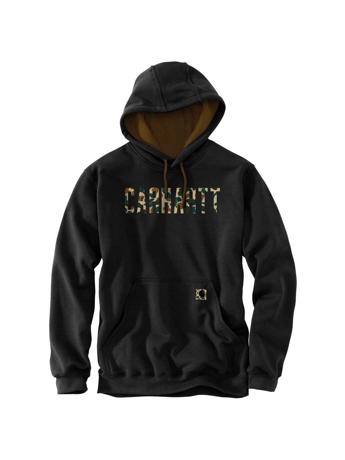 

Толстовка CARHARTT Logo Kapuzen Camo, черный