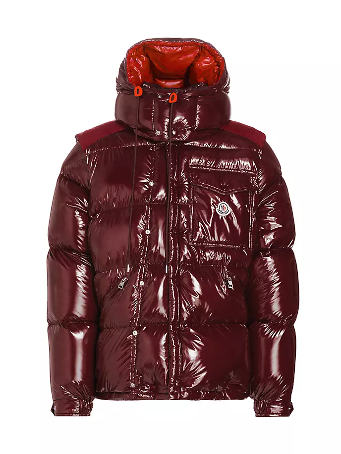 цена Пуховик Moncler Karakorum Ripstop Moncler, красный