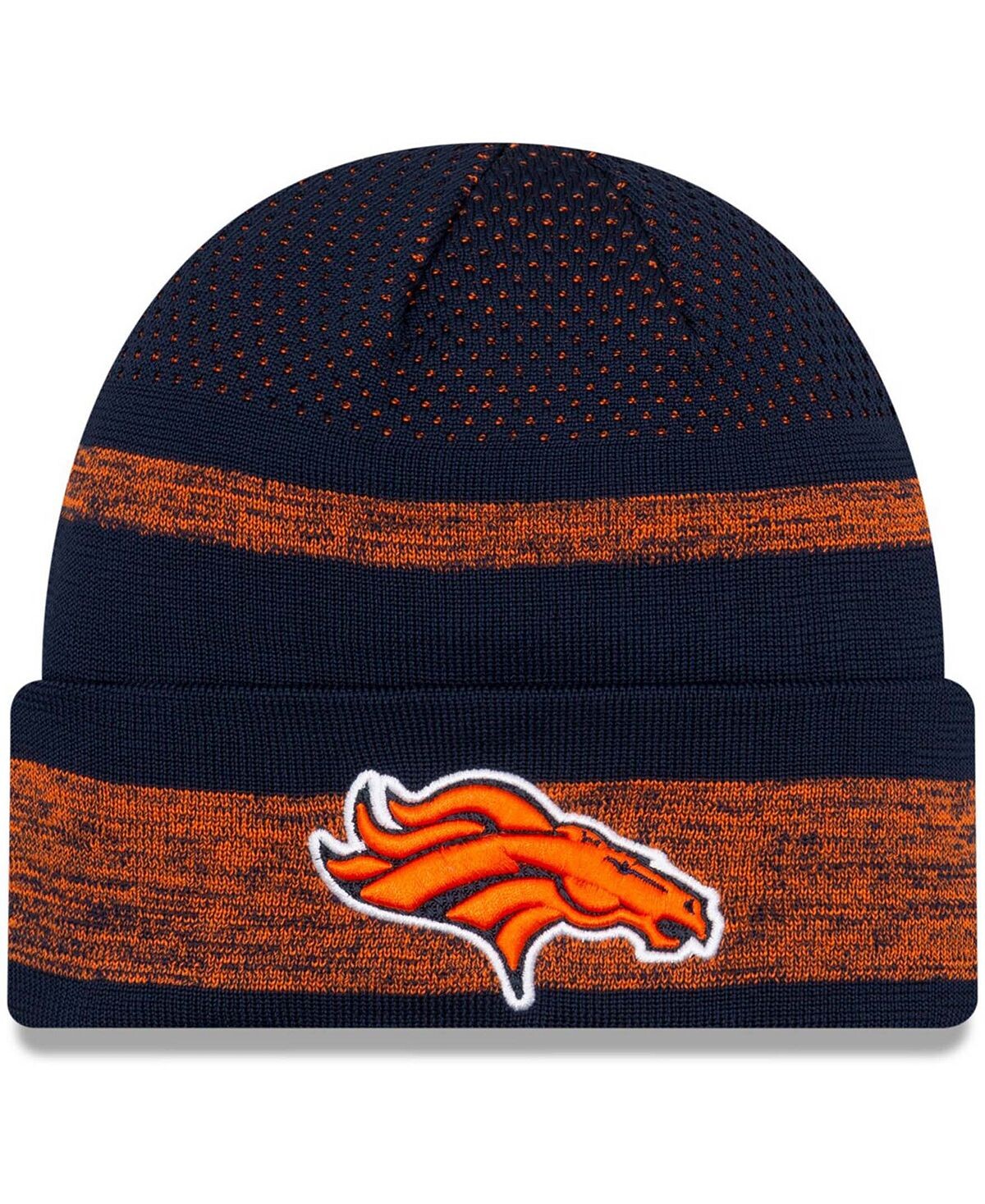 

Вязаная шапка с манжетами Denver Broncos 2021 Sideline Tech New Era