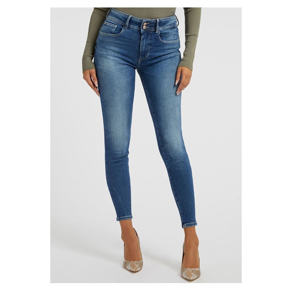 

Джинсы Guess Skinny Fit High Waist, синий