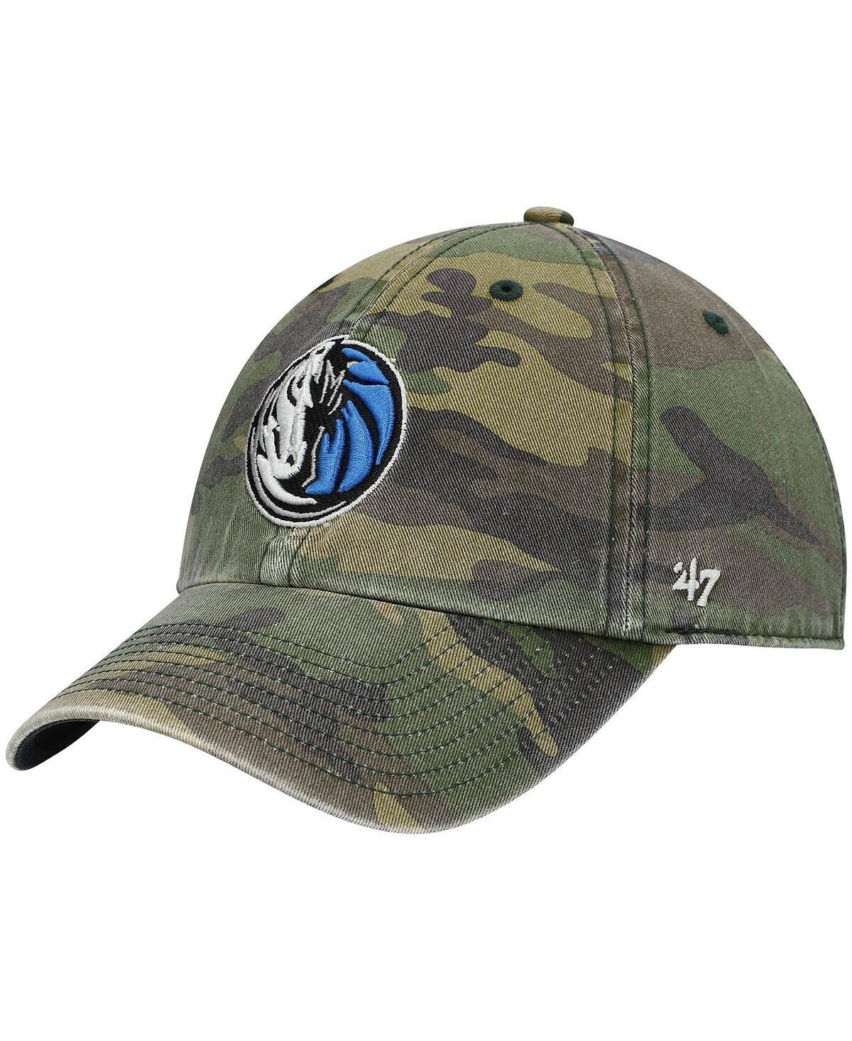

Мужская камуфляжная регулируемая шапка Dallas Mavericks Clean Up '47 Brand