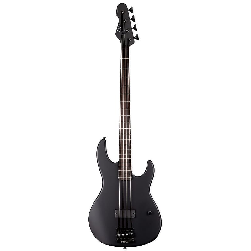 цена Басс гитара ESP LTD AP-4 Black Metal Electric Bass Guitar - Black Satin