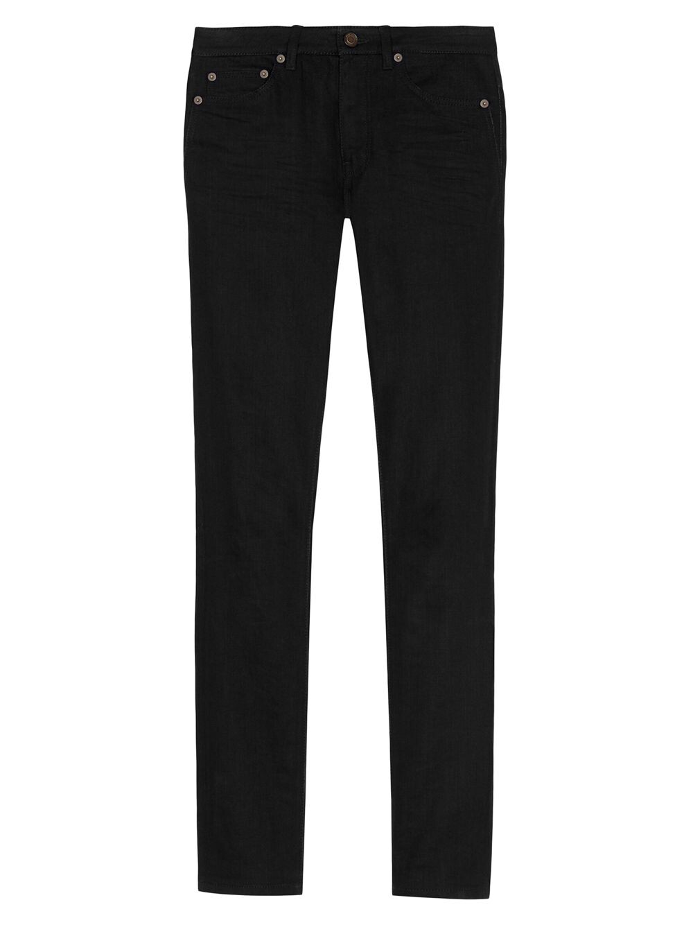 

Джинсы скинни из денима Saint Laurent, черный