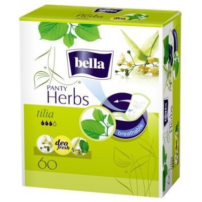 Гигиенические прокладки, 60 шт. Bella, Panty Herbs Tilia прокладки bella herbs comfort липовый цвет 10 шт