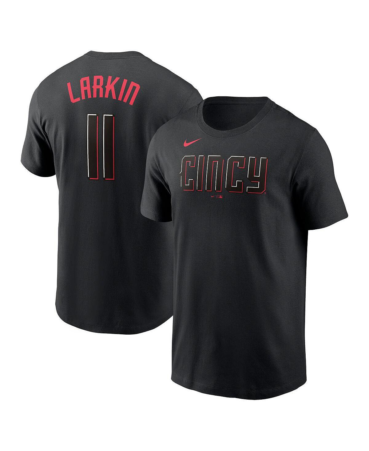 Мужская футболка Barry Larkin Cincinnati Reds 2023 City Connect с именем и номером Nike мужская черная футболка randy johnson arizona diamondbacks city connect с именем и номером nike