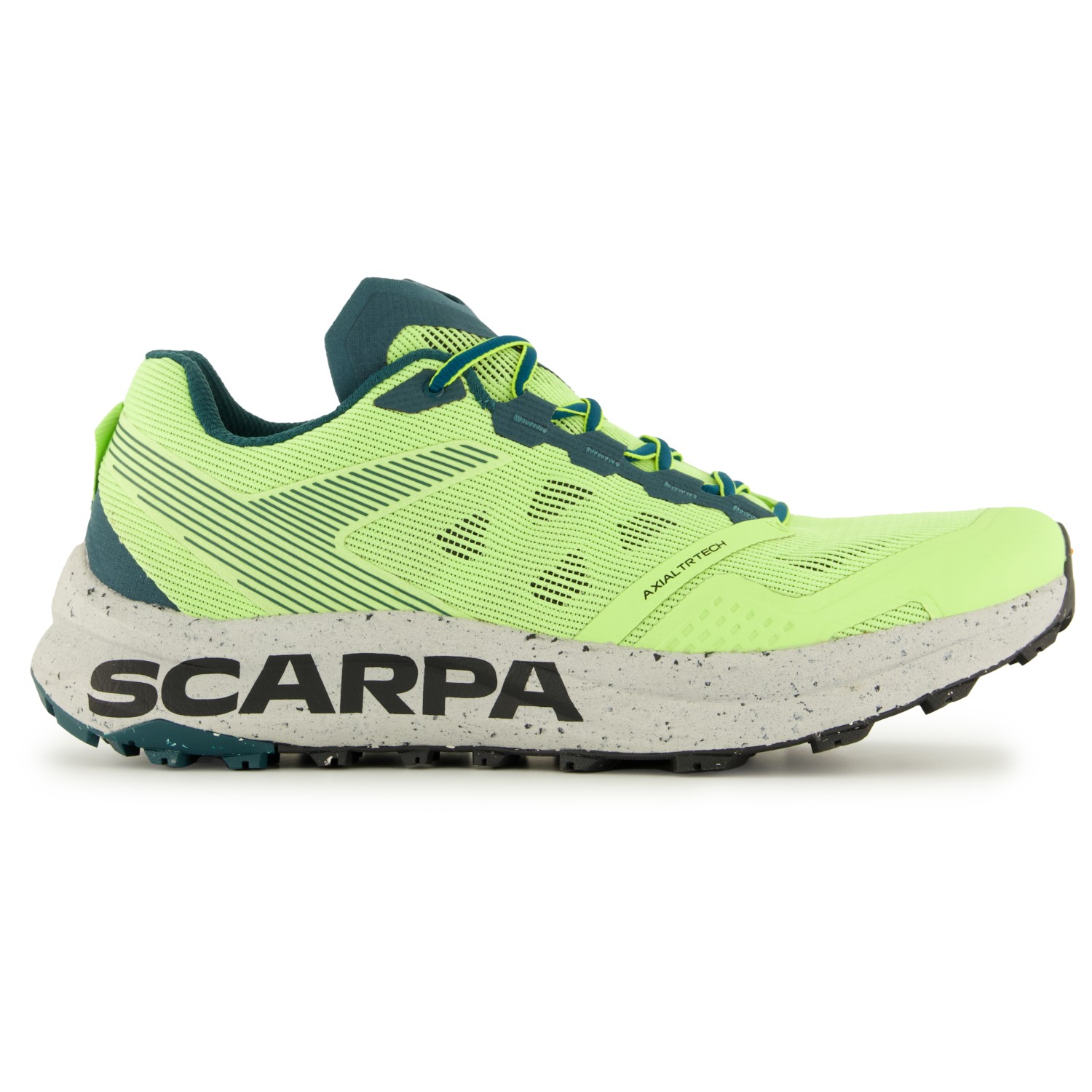 Кроссовки для бега по пересеченной местности Scarpa Spin Planet, цвет Sunny Green/Petrol