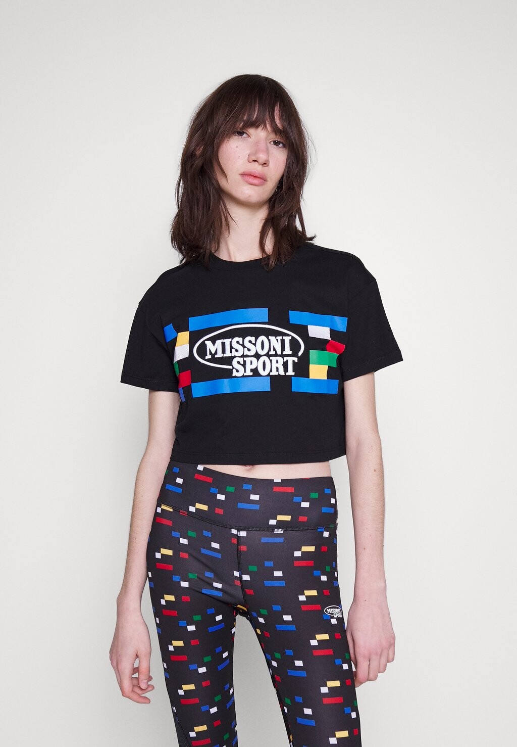 

Футболка с принтом Missoni Sport, черный
