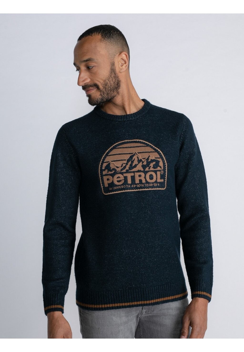 

Вязаный свитер Petrol Industries, цвет midnight navy