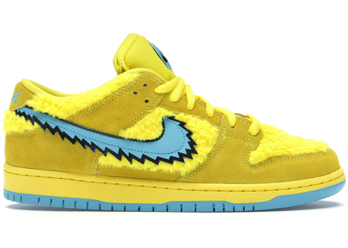 

Кроссовки Nike Dunk Low, желтый / голубой