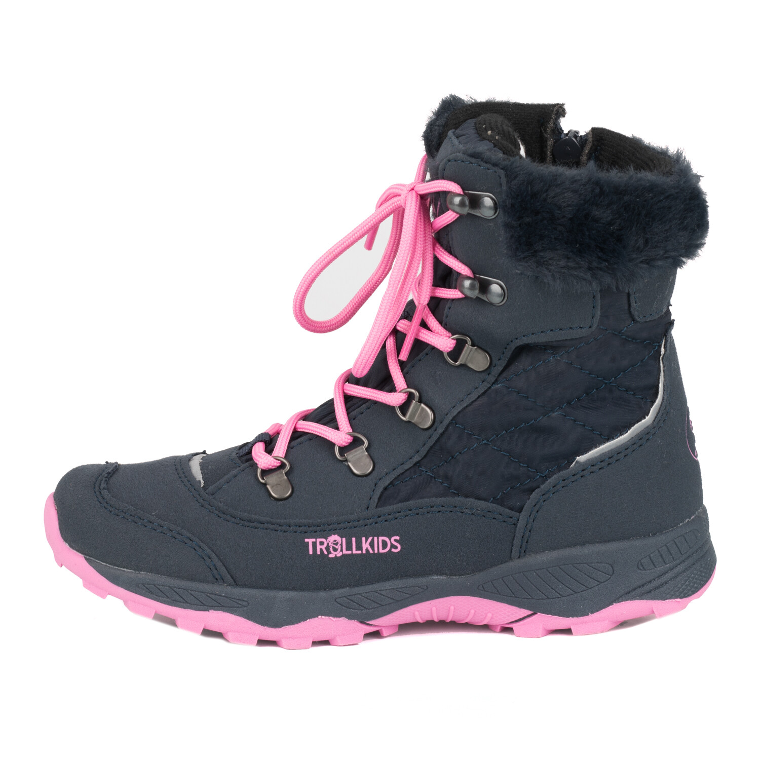 

Ботинки Trollkids Mädchen Winterschuhe Hemsedal, цвет Marineblau / Magenta