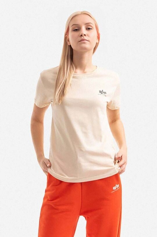 

Хлопковая футболка Alpha Industries, белый