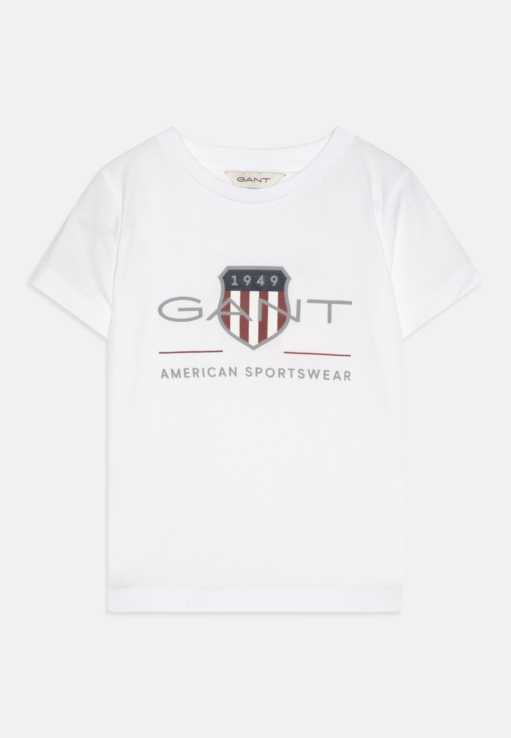 Футболка с принтом ARCHIVE SHIELD GANT, цвет white футболка с принтом archive shield gant цвет black