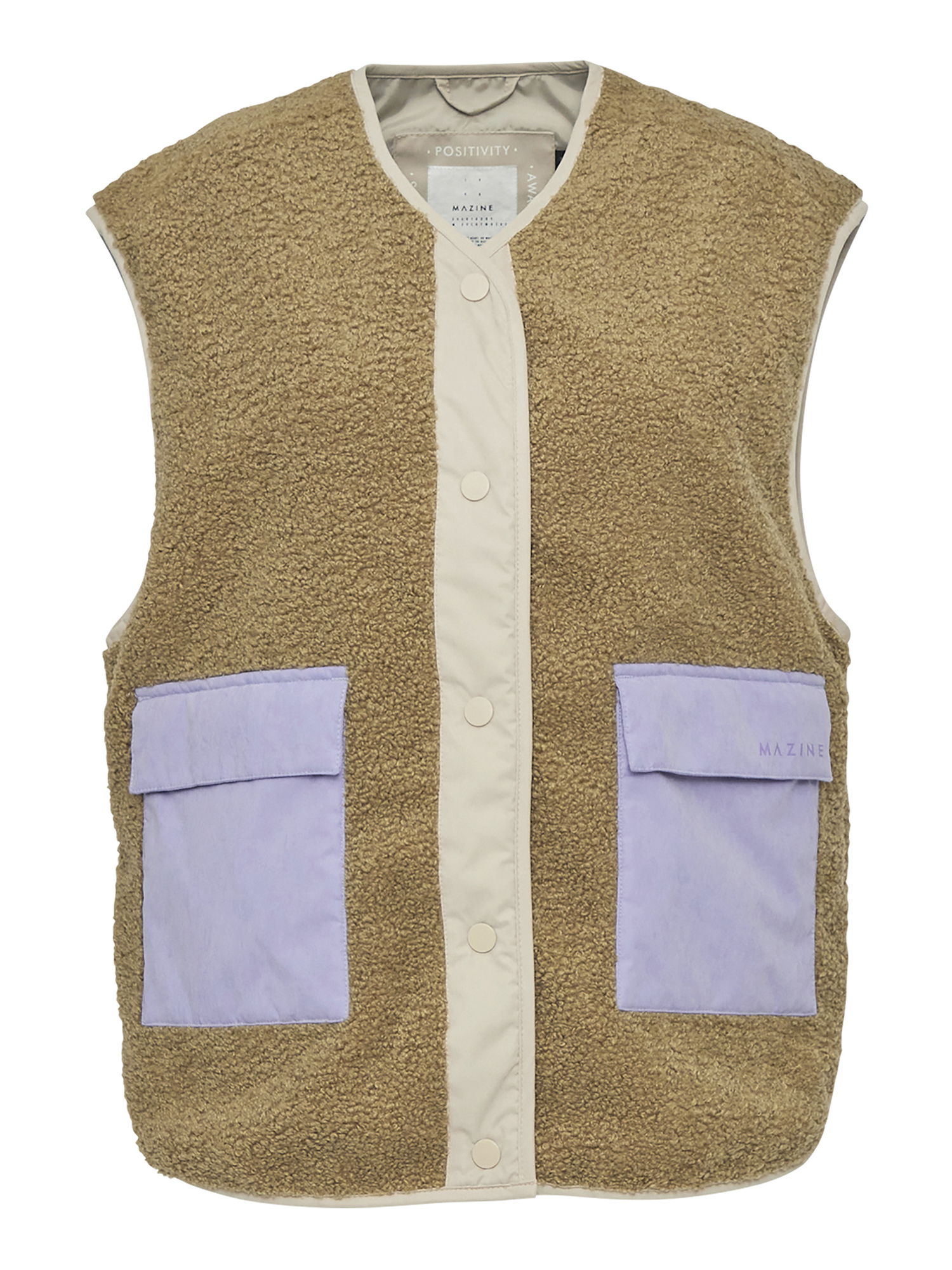 Утепленный жилет MAZINE Fellimitat Agate Vest, цвет sandy olive
