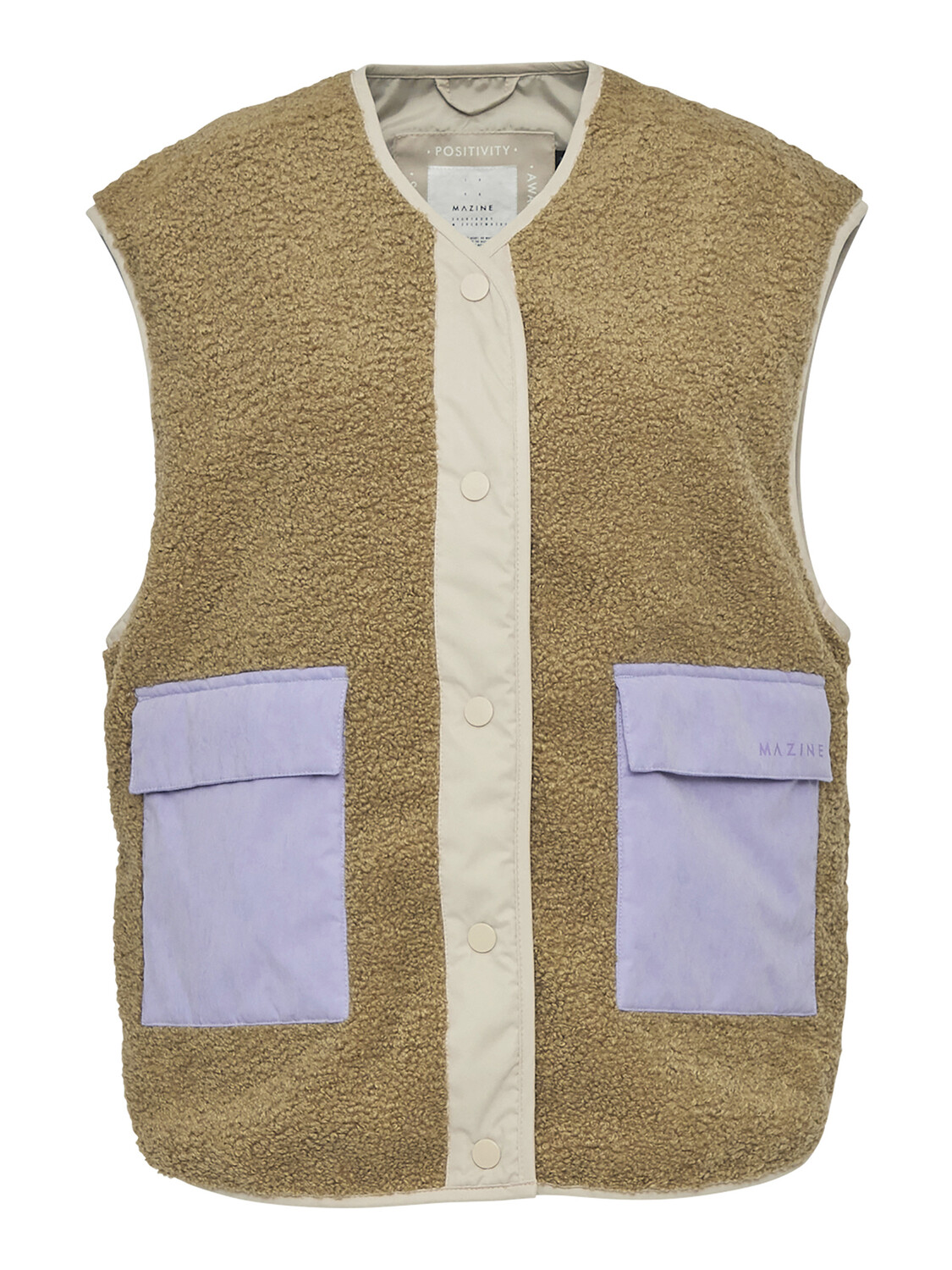 

Утепленный жилет MAZINE Fellimitat Agate Vest, цвет sandy olive