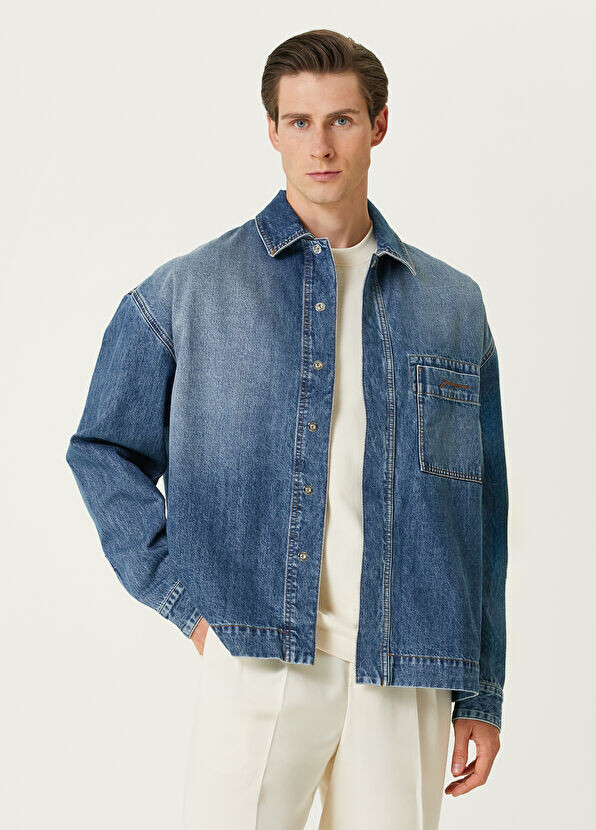 

Джинсовая рубашка "Ним" Jacquemus, синий