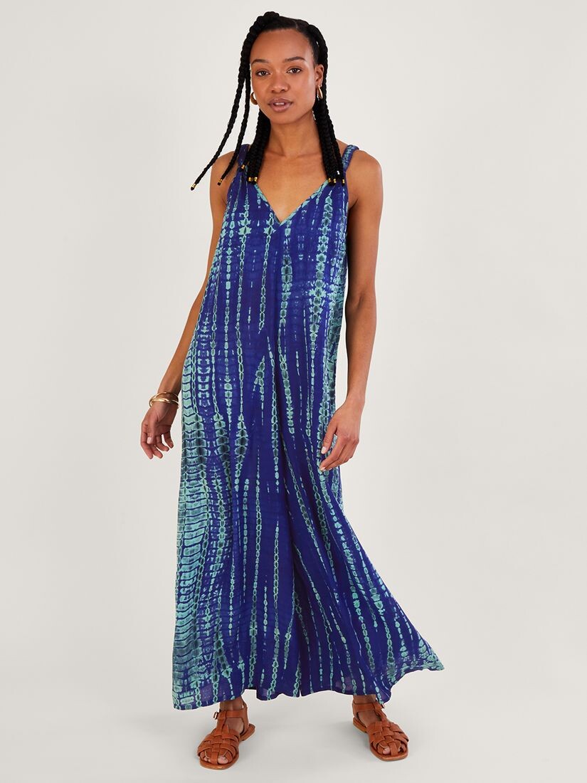

Комбинезон-кюлот Monsoon Tie Dye, синий