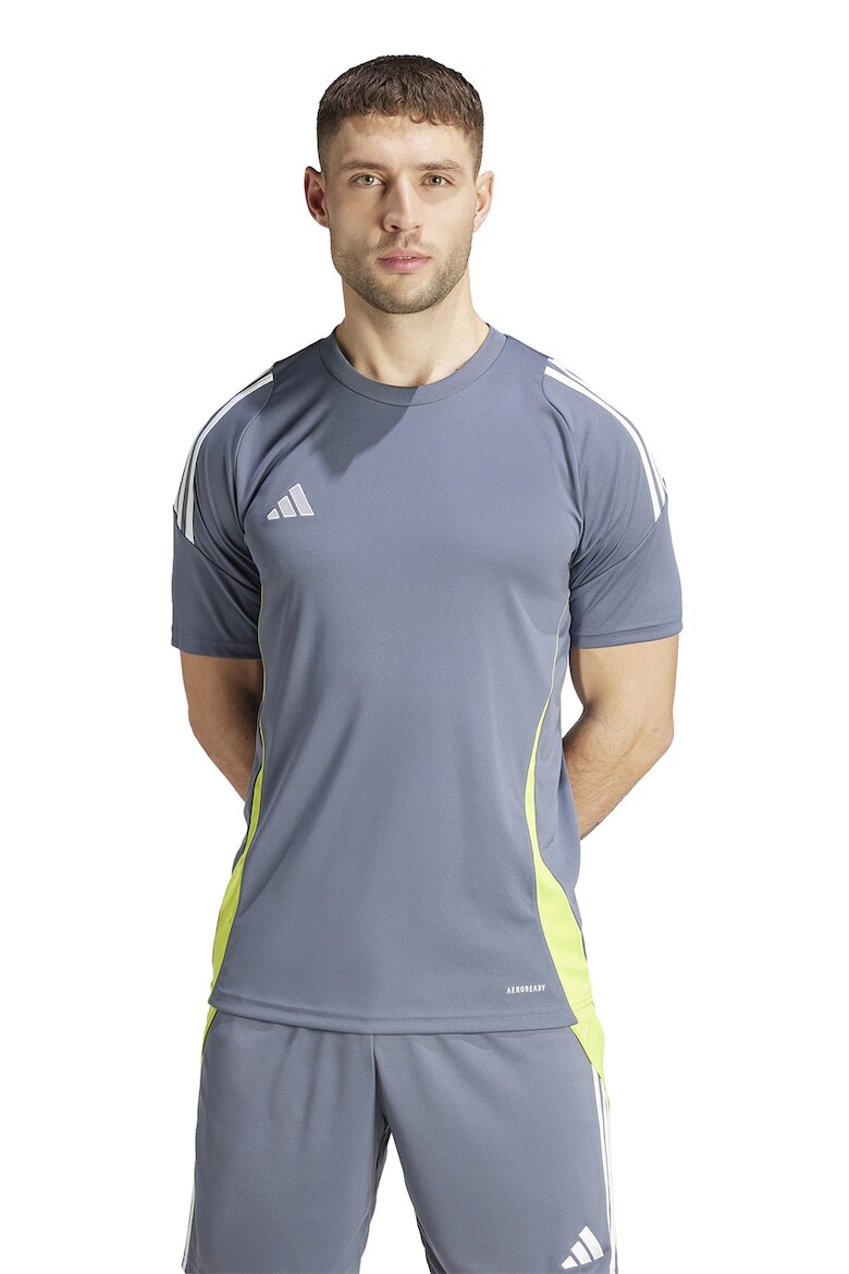 

Футболка Tiro24 с овальным вырезом Adidas Performance, серый