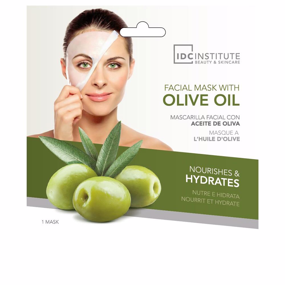 Маска для лица Mascarilla facial hidratante con aceite de oliva Idc institute, 25 г маска для придания сияния волосам palmer s olive oil 60 г