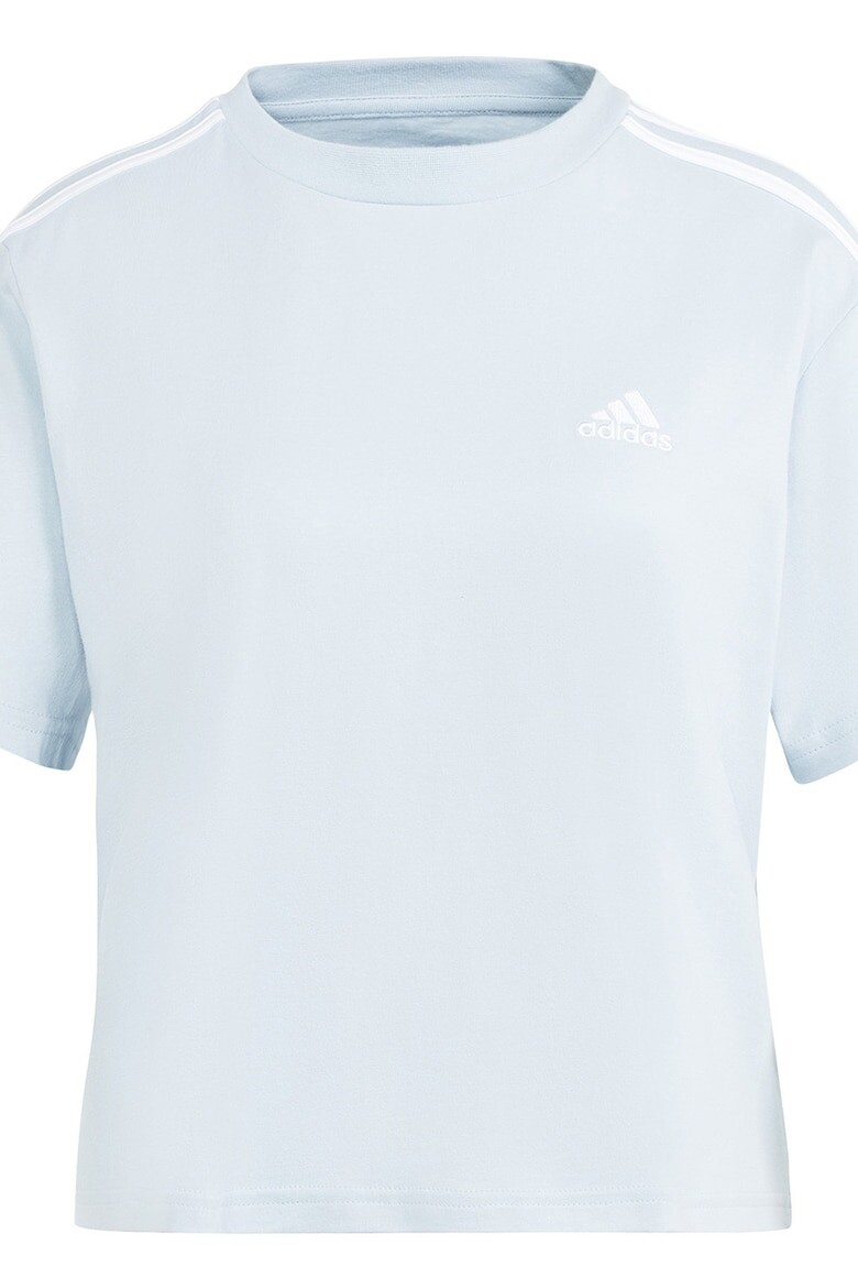 

Короткая футболка Essentials из хлопка Adidas Sportswear, синий