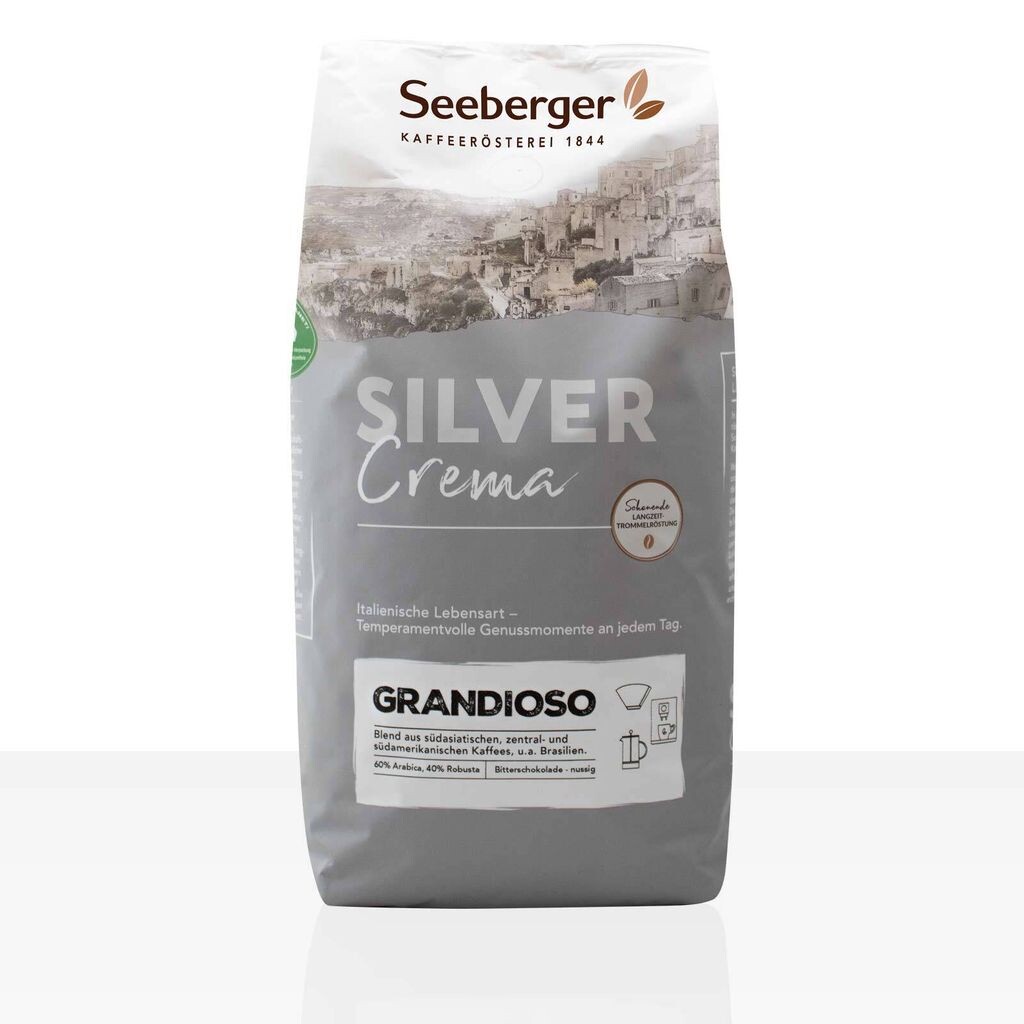 

Seeberger Coffee Silver Crema Grandioso 1кг кофе в зернах