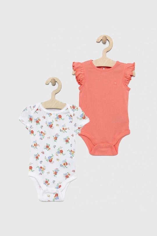 

Детские боди из хлопка GAP, 2 шт., оранжевый