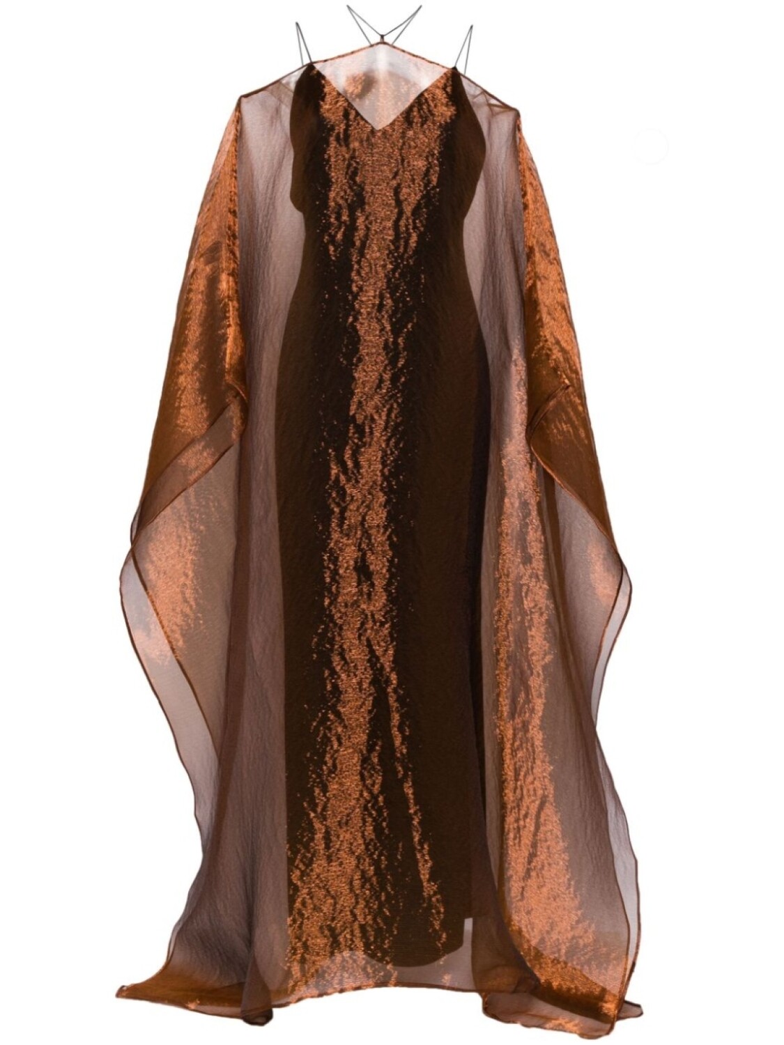 

Платье макси Sza Sza Taller Marmo, металлик