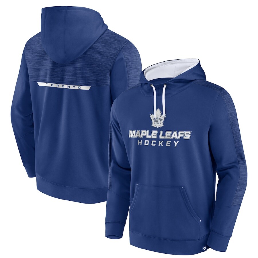 

Пуловер с капюшоном Fanatics Branded Toronto Maple Leafs, синий