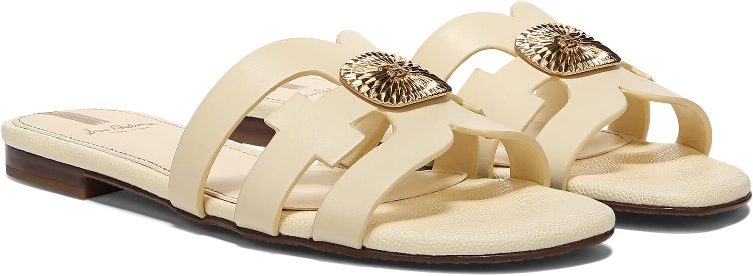 

Сандалии на плоской подошве Bay Radiant Sam Edelman, цвет Bleached Wheat