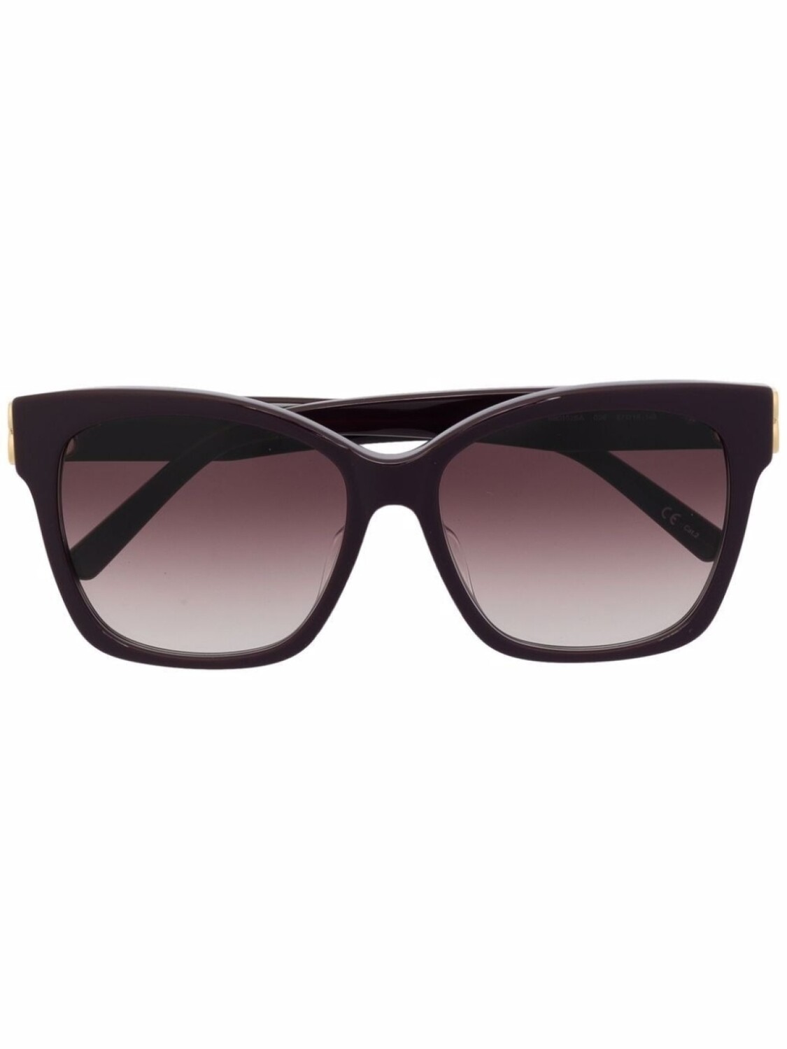 

Balenciaga Eyewear солнцезащитные очки в квадратной оправе, фиолетовый
