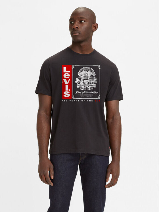 

Футболка свободного кроя Levi's, черный