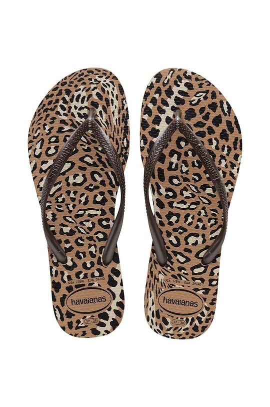 

Шлепанцы SLIM ANIMALS Havaianas, коричневый