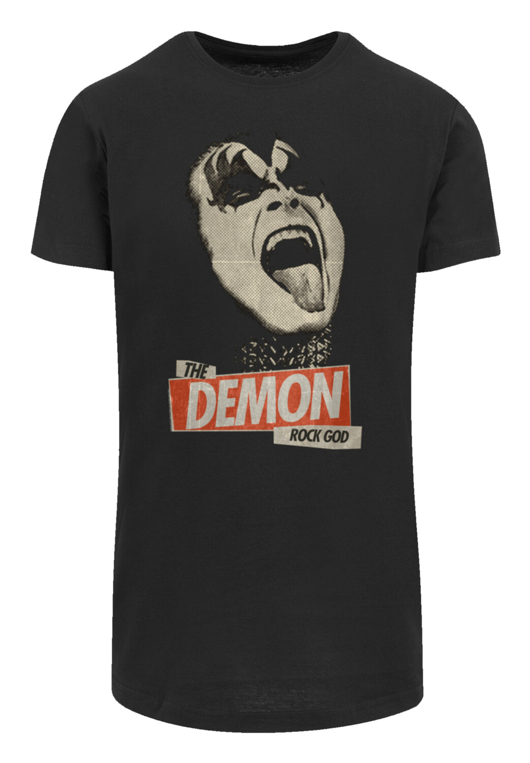 

Футболка F4NT4STIC Kiss Hard Rock Band Demon, черный