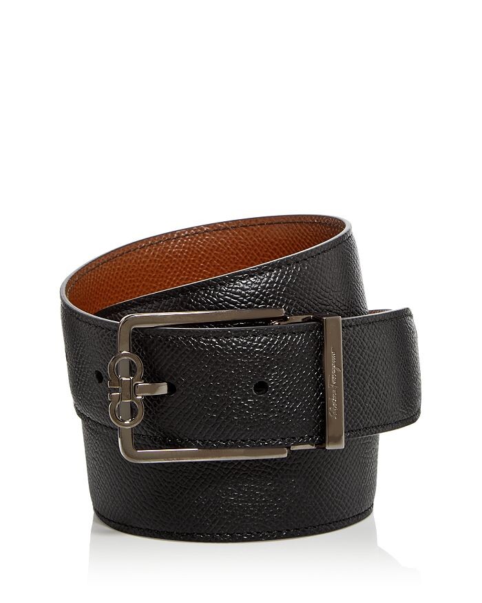 

Мужской двусторонний кожаный ремень Gancini Ferragamo