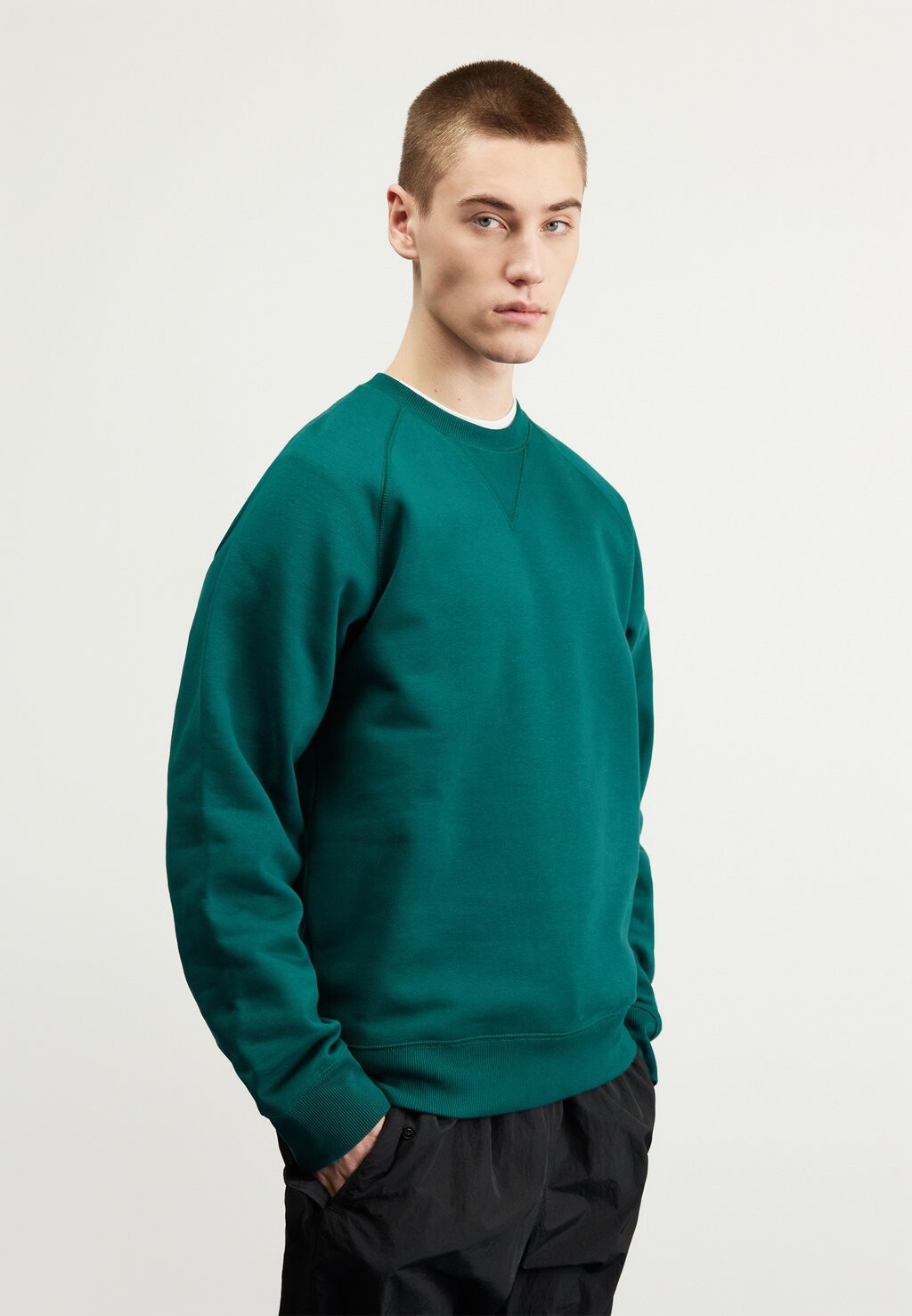 

Толстовка Chase Carhartt WIP, цвет chervil/gold