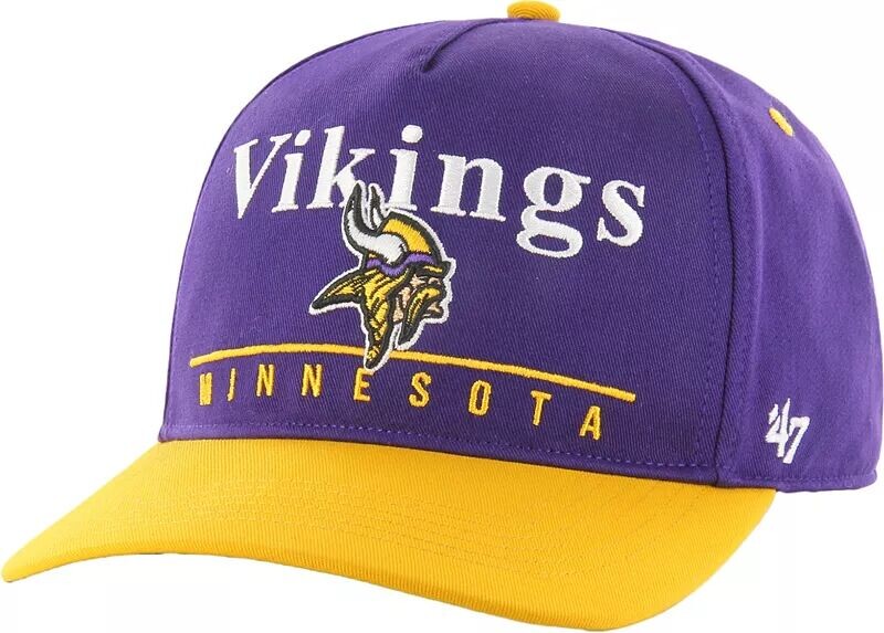 

Мужская регулируемая кепка фиолетового цвета Minnesota Vikings Super Hitch Throwback '47