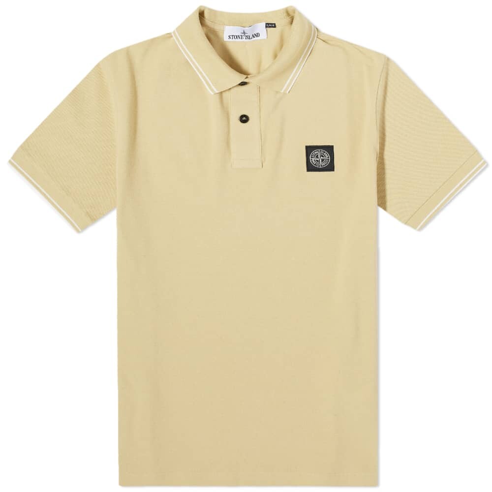 

Поло Stone Island с нашивкой