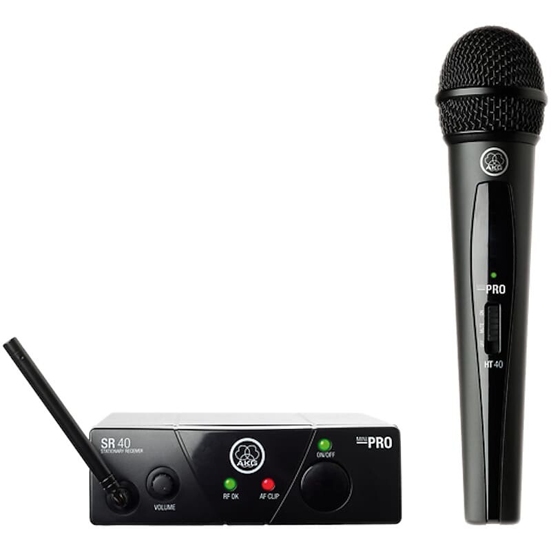 

Беспроводная микрофонная система AKG WMS40 Mini Single Wireless Vocal Microphone Set - Band B (537.900 MHz)