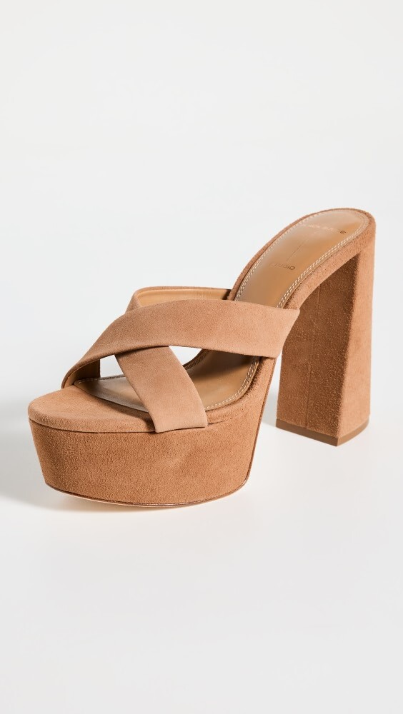 

Сандалии Black Suede Studio Emi Platform