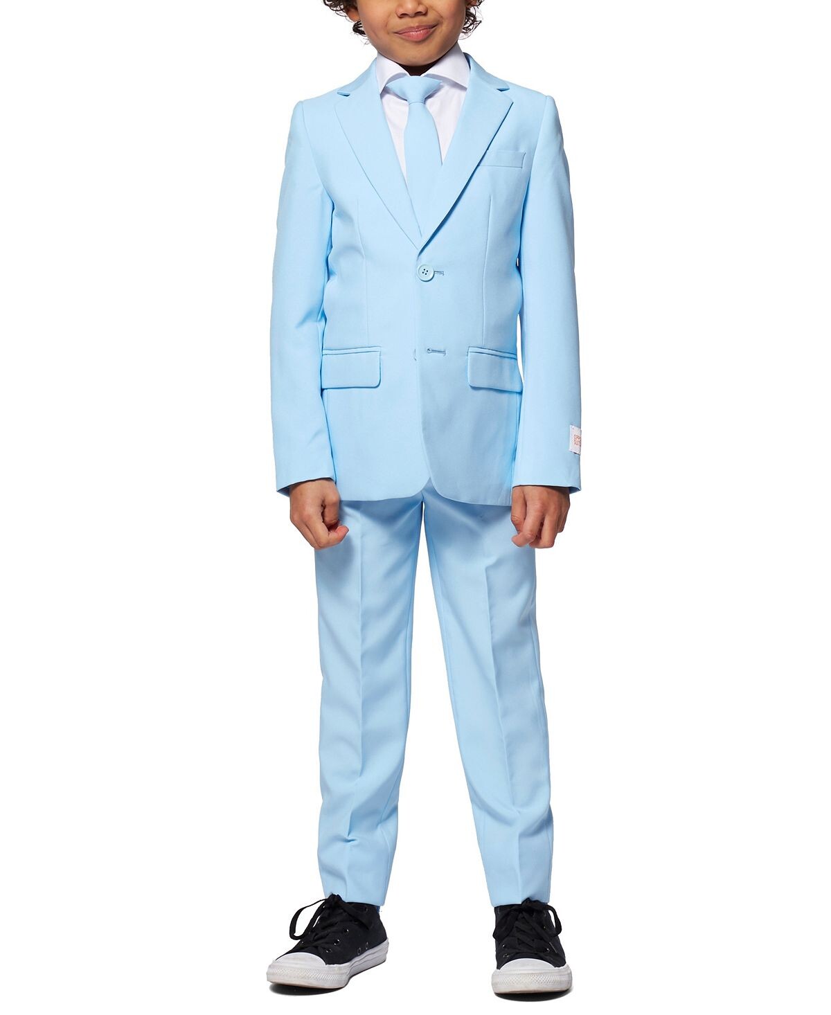 

Классный однотонный костюм из трех предметов для мальчиков-малышей OppoSuits
