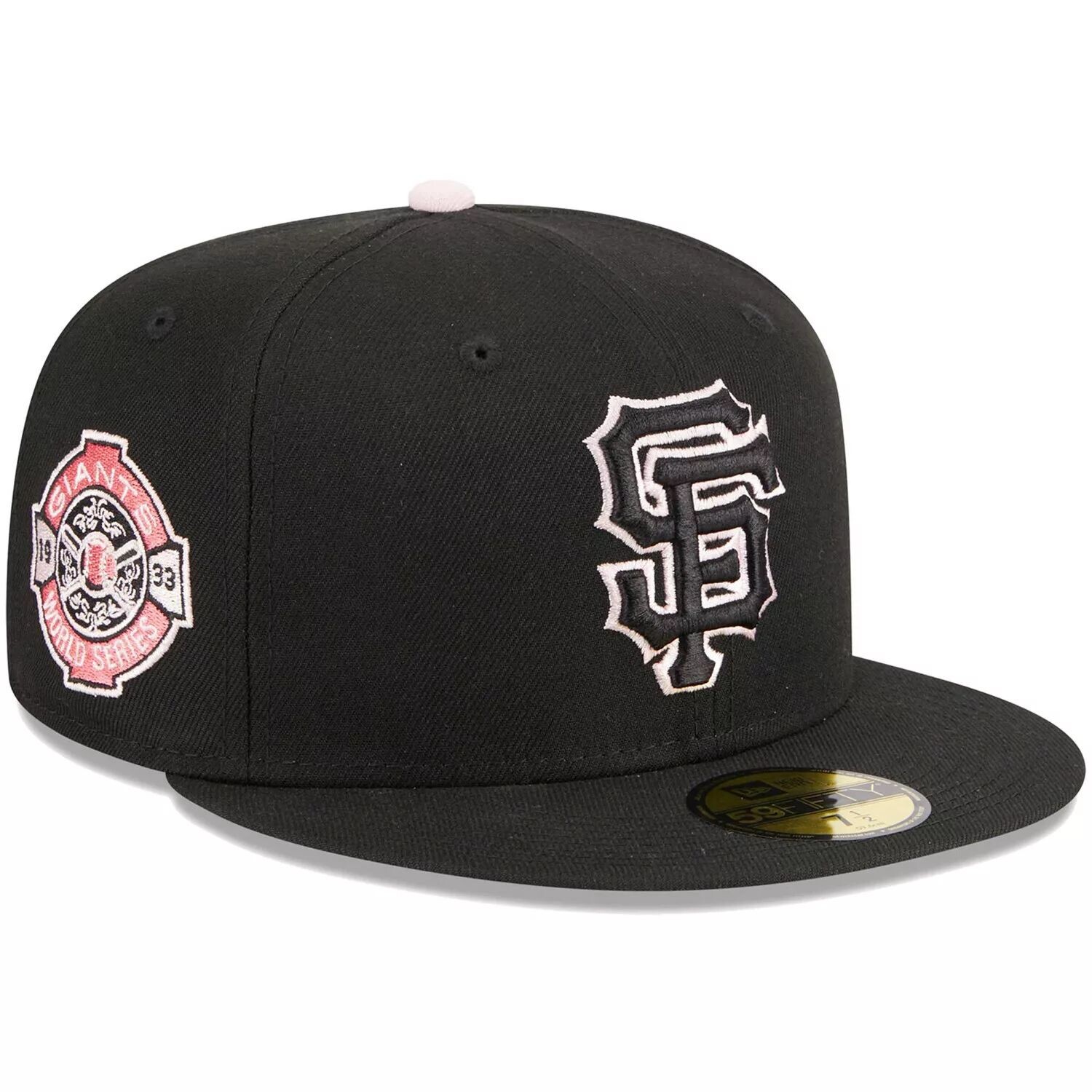 

Мужская облегающая шляпа New Era Black San Francisco Giants пастельного цвета 59FIFTY