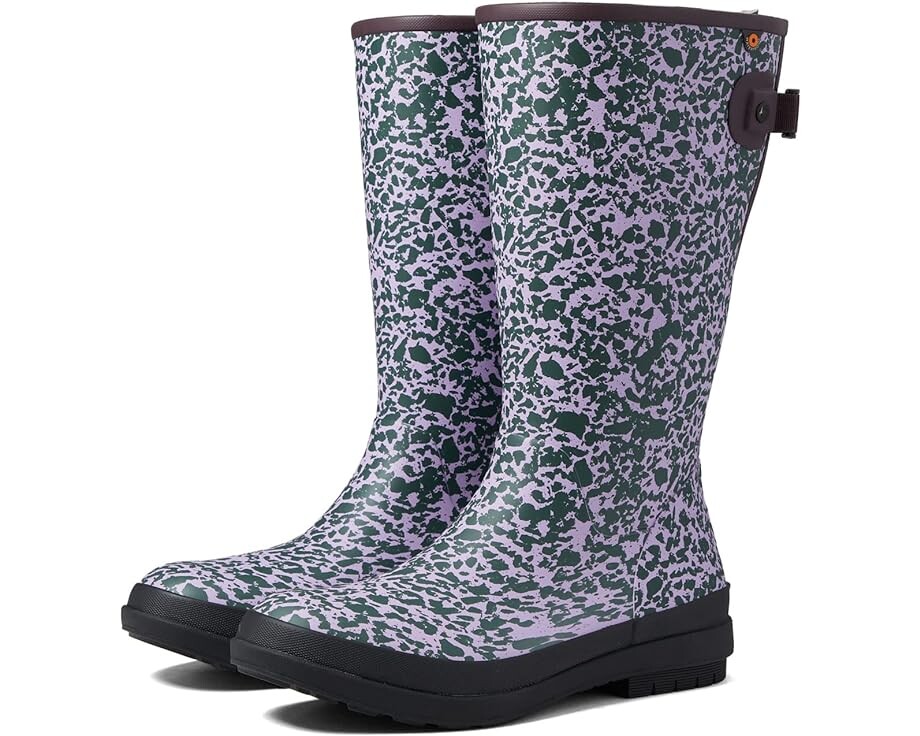 

Ботинки Bogs Amanda II Tall - Spotty, цвет Burgundy Multi