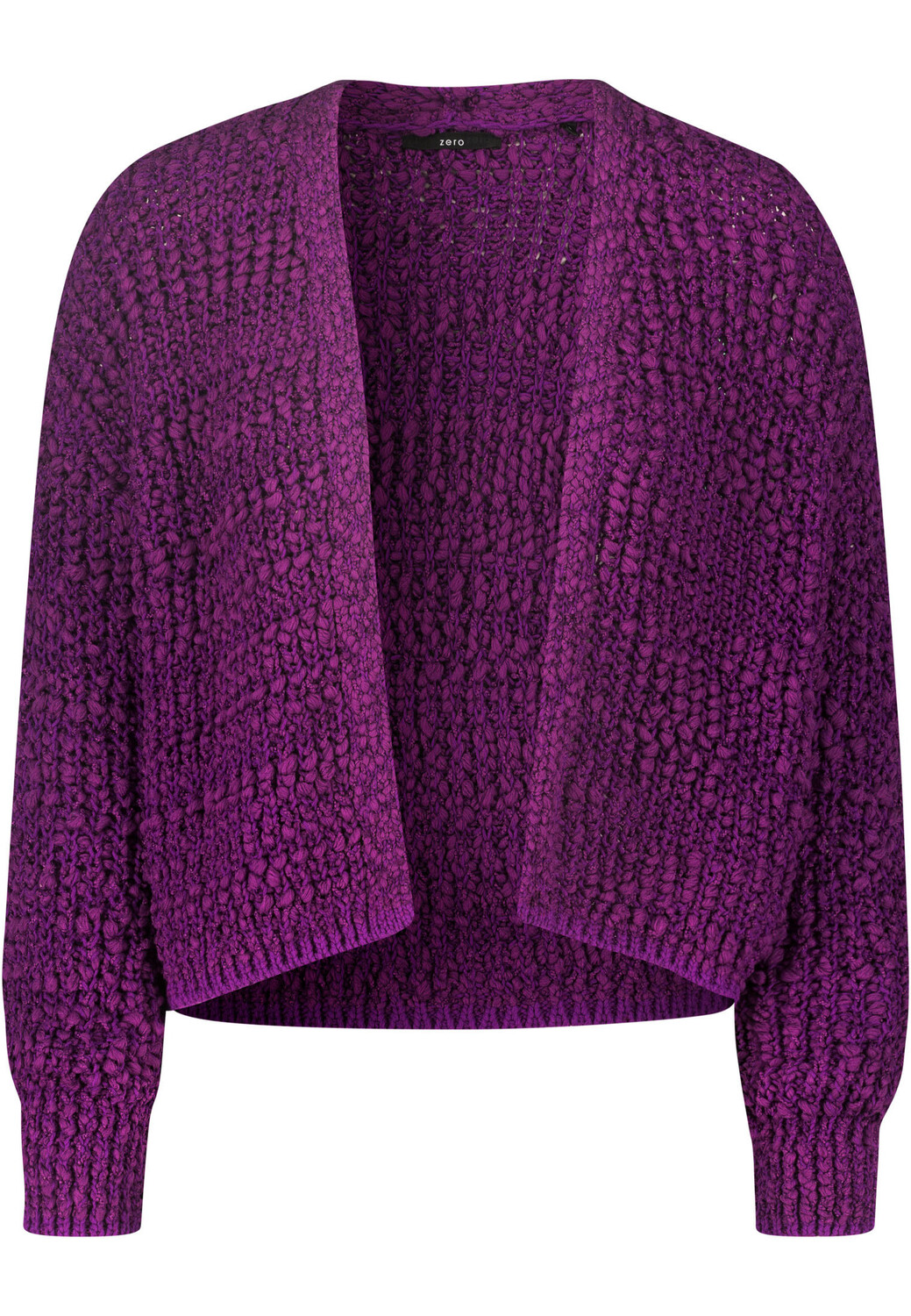 

Кардиган Zero Kurze Strickjacke Grobstrick, цвет Deep Plum