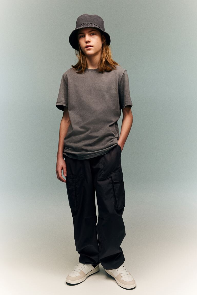 

Парашютные штаны H&M, серый