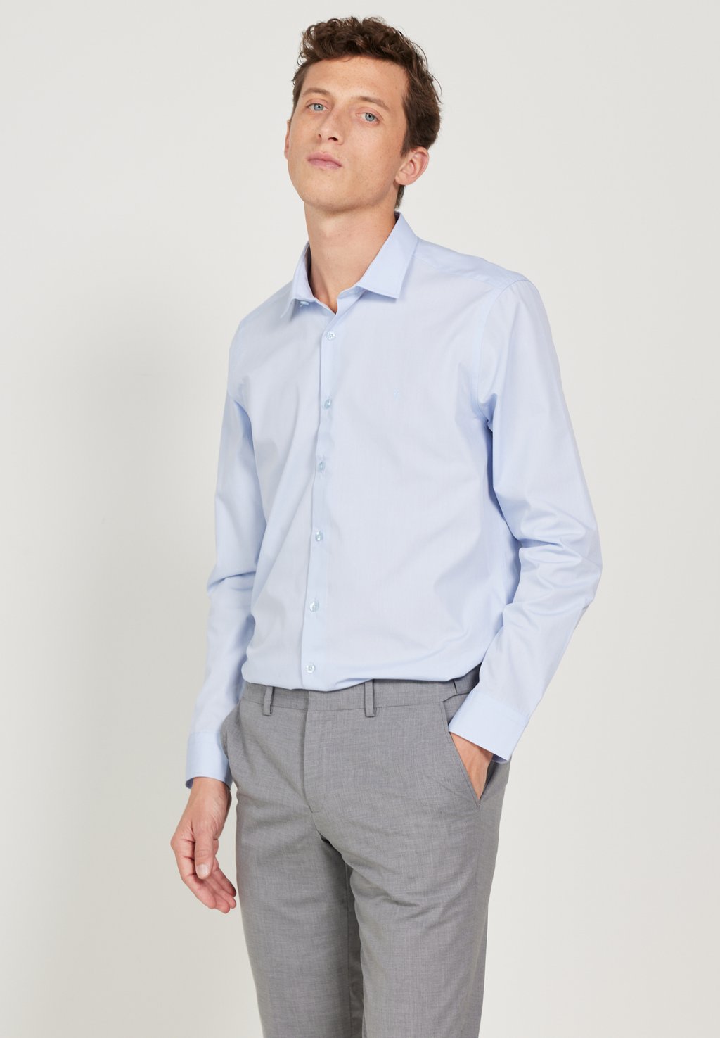 Деловая рубашка SLIM FIT LONG-SLEEVED CVC SHIRT AC&CO / ALTINYILDIZ CLASSICS, цвет Slim Fit Shirt
