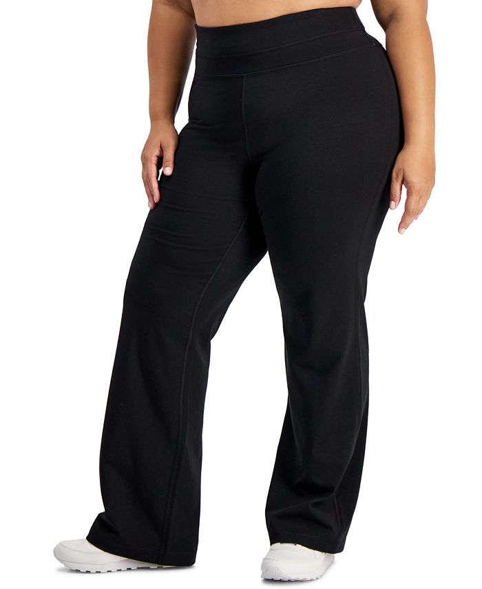 цена Гибкие эластичные брюки для активной йоги больших размеров ID Ideology, черный