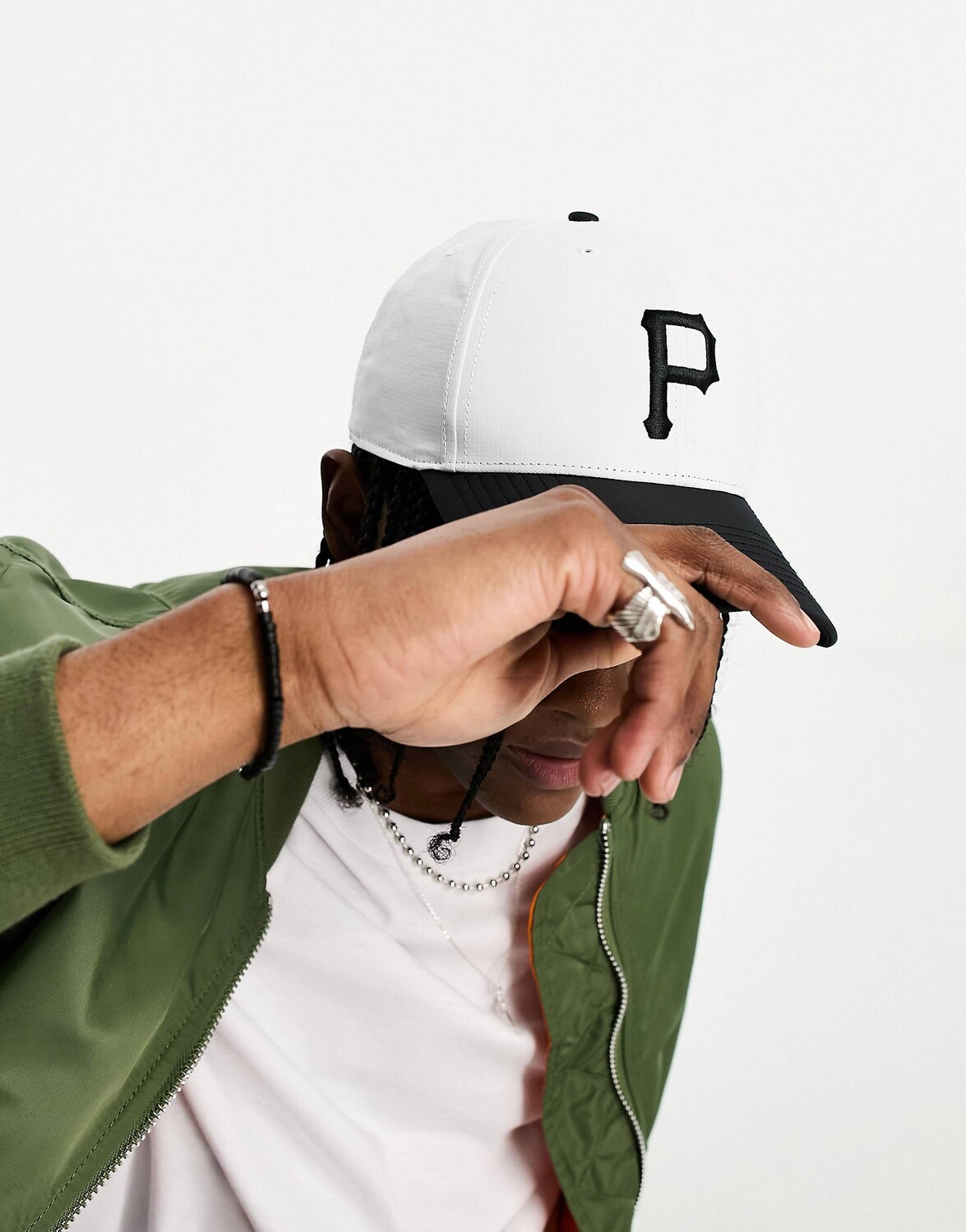 

Бело-черная бейсболка 47 Brand MLB Pittsburgh Pirates