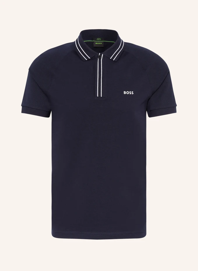

Рубашка-поло из джерси paule slim fit Boss, синий