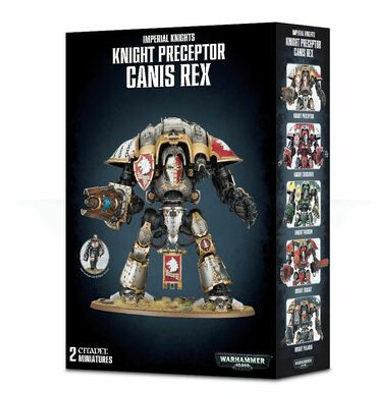 

Миниатюра Warhammer 40K: Imperial Knights - Knight Preceptor Canis Rex