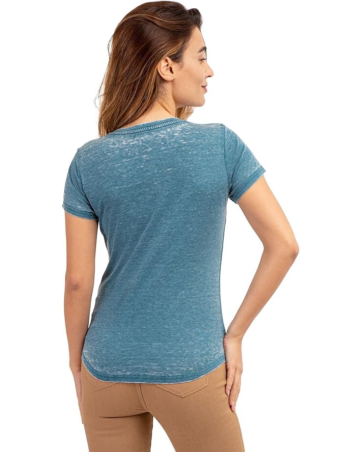 

Футболка U.S. POLO ASSN. Short Sleeve Burnout Tee, цвет Hudson Teal
